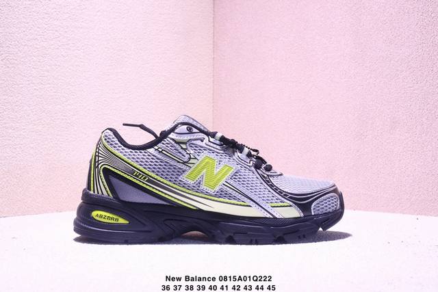 New Balance Nb 740 柔软舒适 低帮 休闲跑步鞋 男女同款 Xm0815Q222