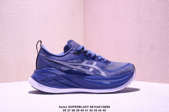 公司级Asics Superblast 2 Paris 舒适柔软 网布防滑耐磨 低帮 训练跑步鞋 货号:1013A142-402 尺码:36 37 37.5 3