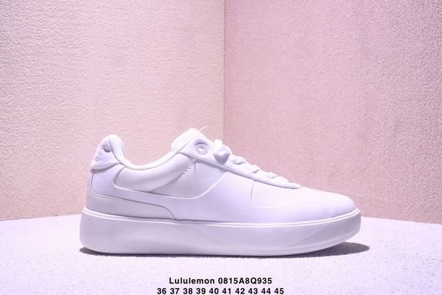 露露乐蒙 Lululemon W Cityverse Low 城市律动系列低帮健身训练透气休闲运动板鞋 男女鞋原楦原纸版数据开发版型采用软质荔枝纹动物皮革组合热