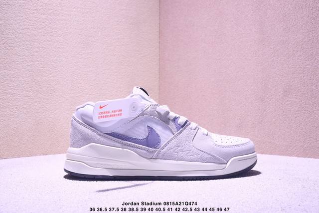 耐克 Nike Air Jordan Stadium Aj90 潮流运动板鞋 Aj90 充满了对Tinkerhathield 原创设计的致敬 包括中足网状面板、