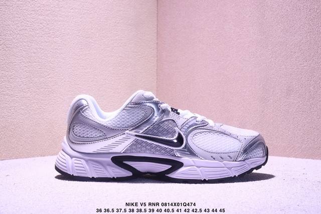 耐克 Nike 2025年新款 Nike V5 Rnr 轻量缓震支撑休闲鞋 舒适防滑耐磨低帮复刻运动鞋 厚底增高老爹鞋 Hj5228-003经典设计与现代工艺完