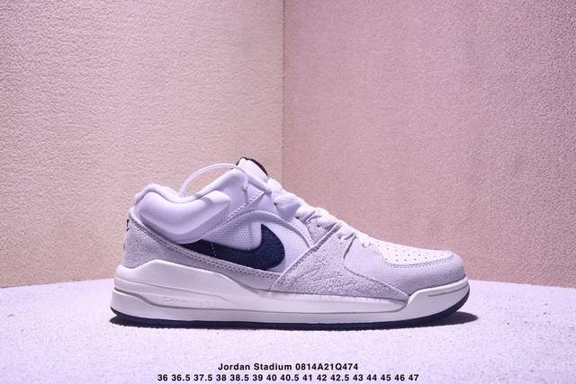 耐克 Nike Air Jordan Stadium Aj90 潮流运动板鞋 Aj90 充满了对Tinkerhathield 原创设计的致敬 包括中足网状面板、