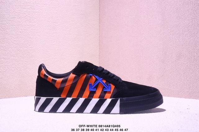 公司级Off-White Vulcanized Striped Low Top 潮流 低帮时尚板鞋 尺码:36-47 Xm0814Q405