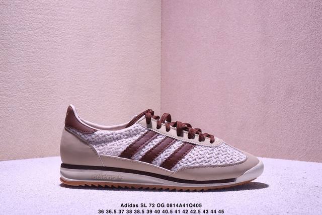公司级Adidas Sl 72 Og 阿迪达斯 三叶草复古休闲跑步鞋休闲运动鞋 Xm0814Q405