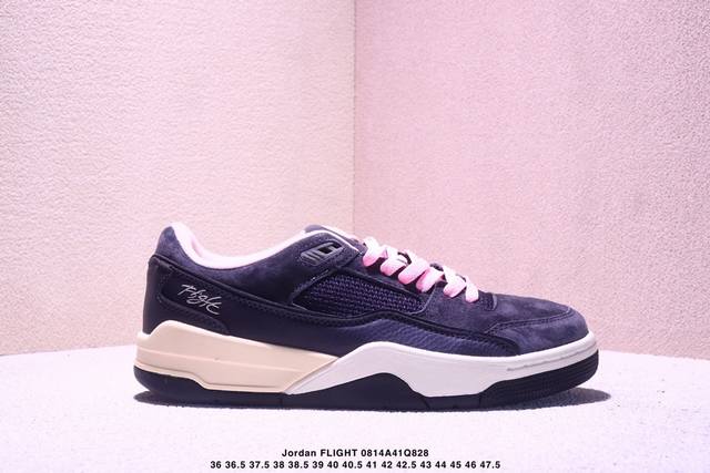 公司级Who Decides War X Nike Jordan Flight Court Ate 搭防滑耐磨 低帮 耐克复古篮球鞋 Xm0814Q828