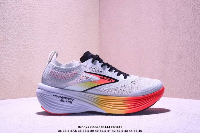 Brooks布鲁克斯 Ghost 17 时尚舒适防滑耐磨 低帮 休闲跑步鞋 女款 蓝色 Xm0814Q442