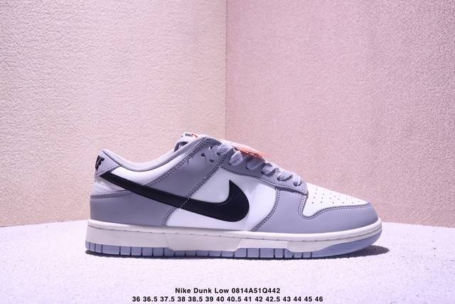耐克 Nike Dunk Low 此款以简约大方的造型设计，给人以随性休闲的时尚格调，穿着舒适轻便，运动灵活自如，满足日常个性穿搭。 货号: Ib6399 40