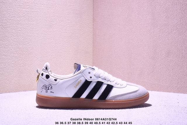Ad Originals Gazelle Indoor End 三叶草休闲防滑耐磨低帮板鞋鞋头出色设计 塑就出众贴合感稳固的后跟贴合足部曲线设计软弹舒适 不易磨