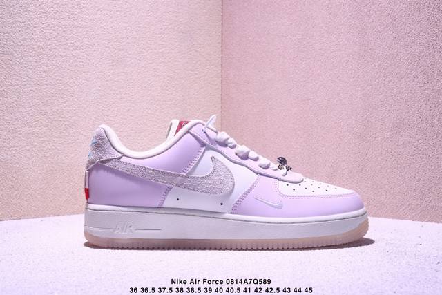 Nike Orce 1 '07 Low 米白粉龙年 原楦头原纸板 打造纯正空军版型 #专注外贸渠道 全掌内置蜂窝气垫 #原盒配件 原厂中底钢印、拉帮完美 货号：