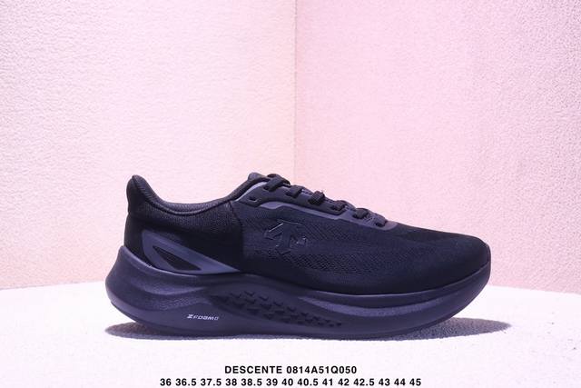 公司级迪桑特Descente Run Step 舒适百搭减震耐磨轻便 低帮 休闲训练长跑城市通勤跑步鞋 货号:Sq113Rrn14 尺码:36 36.5 37.