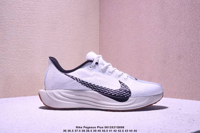 公司级Nike Air Zoom Pegasus Plus 耐克飞马加强版系列低帮马拉松休闲运动慢跑鞋 升级原楦原纸版数据开发 采用弹性 Flyknit 飞织鞋