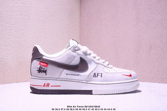 海外限量发售！公司级Nike Air Force 1 '07 Low 空军一号 低帮 运动鞋 休闲鞋 折边针车 工艺难度大 原楦头原纸板 原装鞋盒 定制五金配件