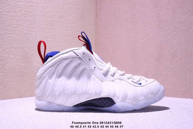 公司级Nike Foamposite One 喷泡 中帮 复古篮球鞋 货号:Aa3963-102 尺码:40 40.5 41 42 42.5 43 44 45