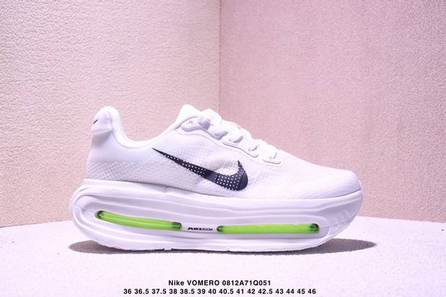 公司级Nike Vomero Premium 耐克 舒适减震防滑 低帮跑步鞋 全掌Reactx泡绵中底 前掌和后跟还配备了Air Zoom气垫单元 据说跑起来更