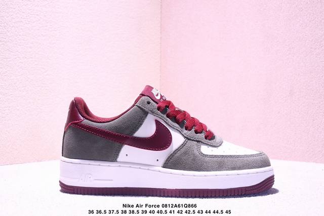 Nk Air Force 1 Low 空军一号低帮休闲板鞋 原厂冲刀皮料切割干净 无任何毛边 打造纯正空军 全掌内置蜂窝气垫 原盒配件 原厂中底钢印、拉帮完美