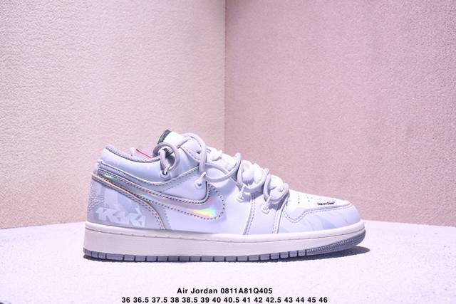 公司级Nike Air Jordan 1 Low Aj1乔1低帮休闲板鞋 同步官方配色 市场唯一独家头层皮打造 原鞋原档案开发 原厂皮料 原档冲孔鞋头 正确满胶