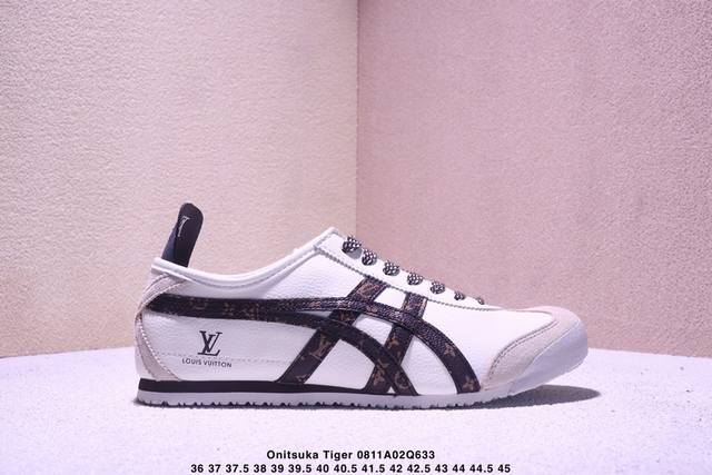 公司级头层36-45半码 Asics 亚瑟士 原楦原纸版开发版型，采用翻毛皮组合纤维革饰片鞋面材质，内嵌Ortholite 欧索莱 透气吸汗鞋垫贴，搭载定型中底