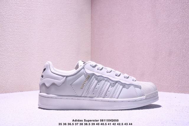 公司级阿迪达斯Adidas三叶草 Originals Superstar贝壳头系列低帮经典百搭休闲运动板鞋 货号: 尺码:如图 Xm081 50