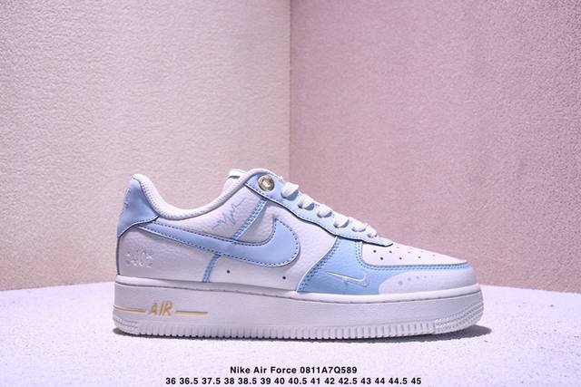 Nike Air Force 1'07 Low “夏日清空”学院风定制款 学院风 空军一号低帮休闲板鞋 原楦头原纸板 打造纯正空军版型 专注外贸渠道 全掌内置蜂