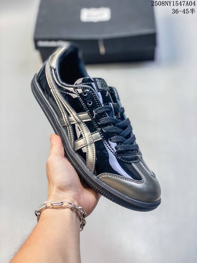 公司级Onitsuka Tiger Tokuten 亚瑟士 复古低帮休闲跑鞋 实拍首发 Tokuten的灵感来源于80年代的室内用鞋 T-Toe前足补强设计 室