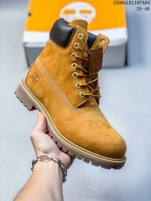Timberland添柏岚 天伯伦 户外中帮休闲马丁靴系列 广东大厂品质 原盒原包装 面料采用意大利顶级磨砂细纹牛皮 搭配防臭防腐真皮乳胶鞋垫 给您完美的穿着体