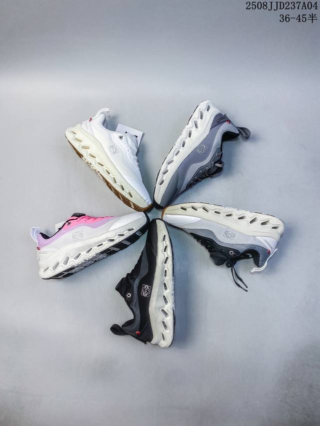 真标Loewe X On昂跑Cloudtilt 罗意威 联名轻量运动休闲鞋 脚感很舒服 鞋底柔软且包裹性好 上脚显腿长 不管休闲还是运动都很百搭 是最好看最显质