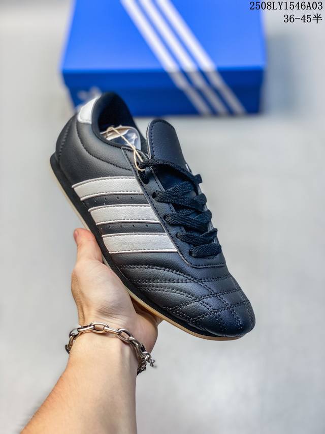 公司级Adidas Originals Taekwondo 阿迪达斯 运动舒适 防滑耐磨包裏性低帮 训练鞋 货号:Jq4775 尺码:35.5 36 36.5
