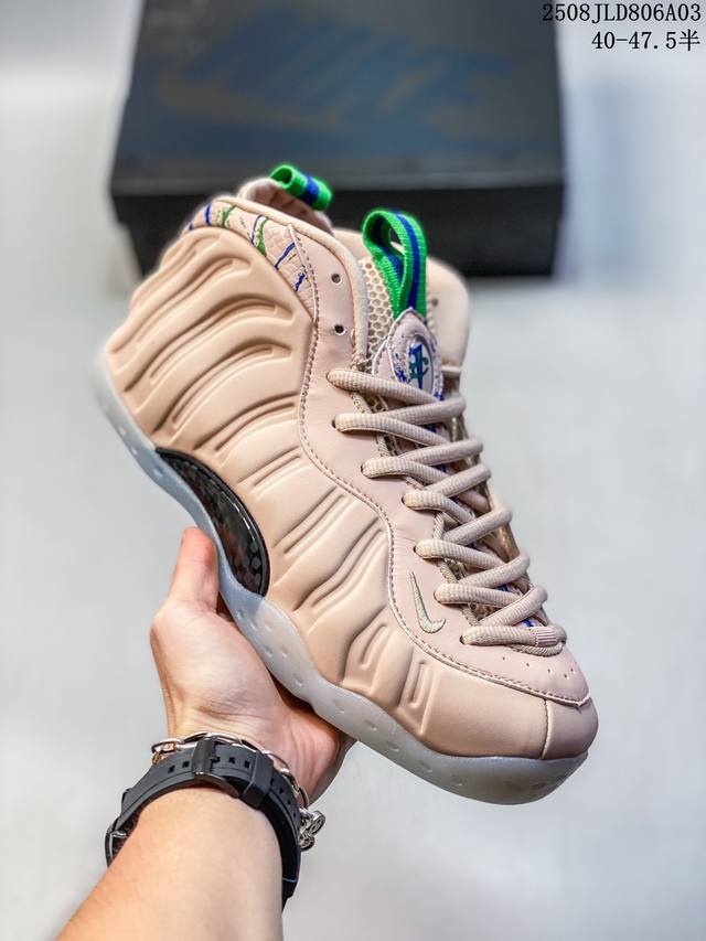 公司级耐克Nike Air Foamposite Pro Nba球星安芬尼 哈达威签名喷泡一代中帮休闲运动文化篮球鞋 货号：Aa3963- 码数：如图 编码：0