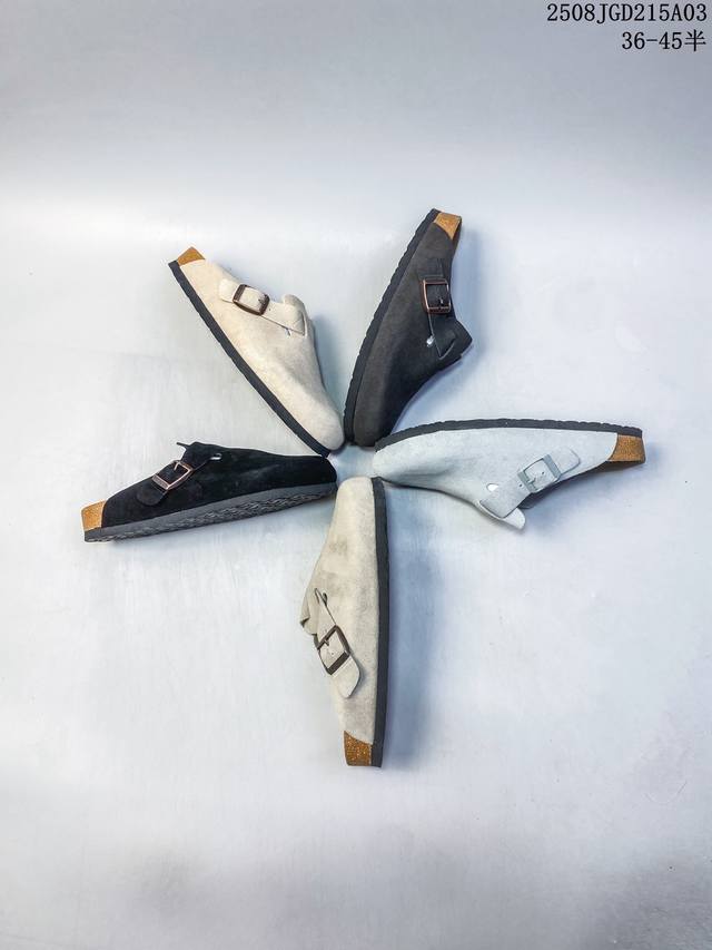 新品公司级 勃肯包头拖鞋！ Louis Vuitton Cosy 时尚 舒适 包头 圆头 2025年新款拖鞋 Easy拖鞋 1Ac9Mf圆头套脚 勃肯鞋包头拖鞋
