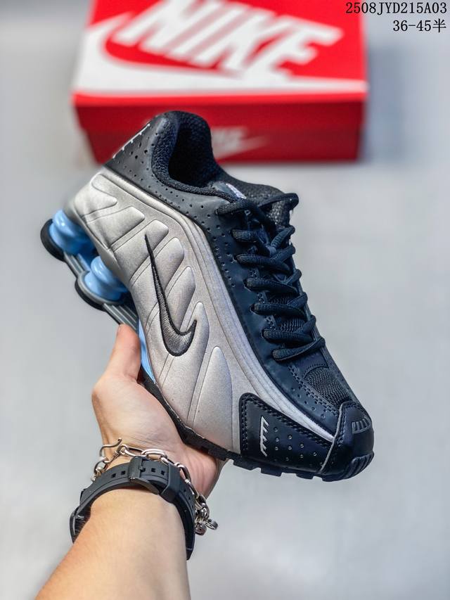 Nike Shox R4系列 耐克 低帮运动休闲气垫运动鞋官方 货号:Hq1988-003 尺码:36 36.5 37.5 38 38.5 39 40 40.5