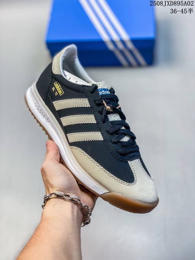 公司级阿迪达斯Adidas Sl 72 Rtn三叶草复古休闲跑步鞋休闲运动鞋 货号:Id1031 尺码:36 36.5 37 38 38.5 39 40 40.