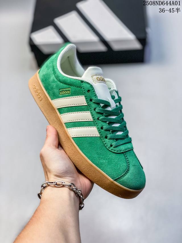 Adidas阿迪达斯Vl Court 2.0复古情侣休闲T头鞋运动德训鞋Ji0495 尺码：如图 编码：08Nd644A01