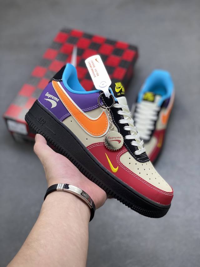 海外限量发售！公司级Nike Air Force 1 '07 Low 空军一号低帮 运动鞋 休闲鞋 折边针车 工艺难度大 原楦头原纸板 原装鞋盒 定制五金配件