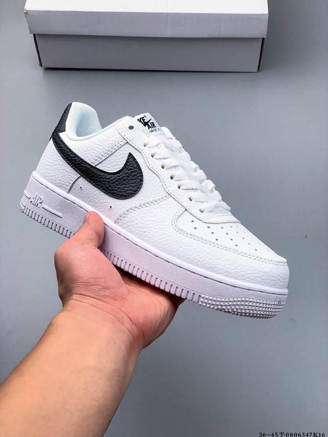 二层真标！耐克Nike Air Force 1 Low 空军一号低帮经典百搭休闲板鞋 0806347K16