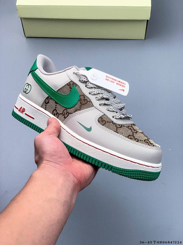 二层真标！耐克Nike Air Force 1 Low 空军一号低帮经典百搭休闲板鞋 0806847J24