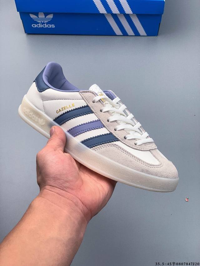 公司级！阿迪达斯Adidas Gazelle 低帮复古百搭休闲运动板鞋 0807847J20