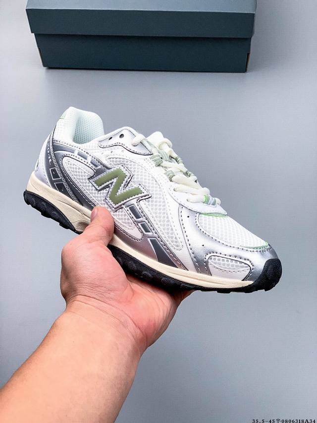 New Balance 新百伦204 系列 复古休闲运动百搭老爹跑步鞋 #采用猪巴革组合网织鞋面材质 #3层组合底模精密开发 #中底嵌入碳板缓震及后跟嵌入Tpu