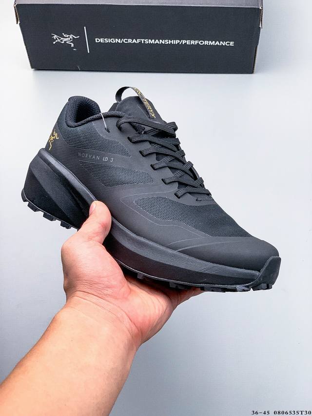 公司级！始祖鸟Arcteryx Norvana Ld 3 Gtx M 防水攀登徒步鞋 攀爬多功能运动鞋 0806535T30