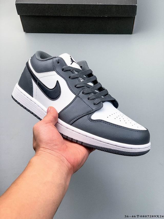 公司级！耐克Nike Air Jordan Low 1 乔1低帮经典休闲鞋 0807289X24