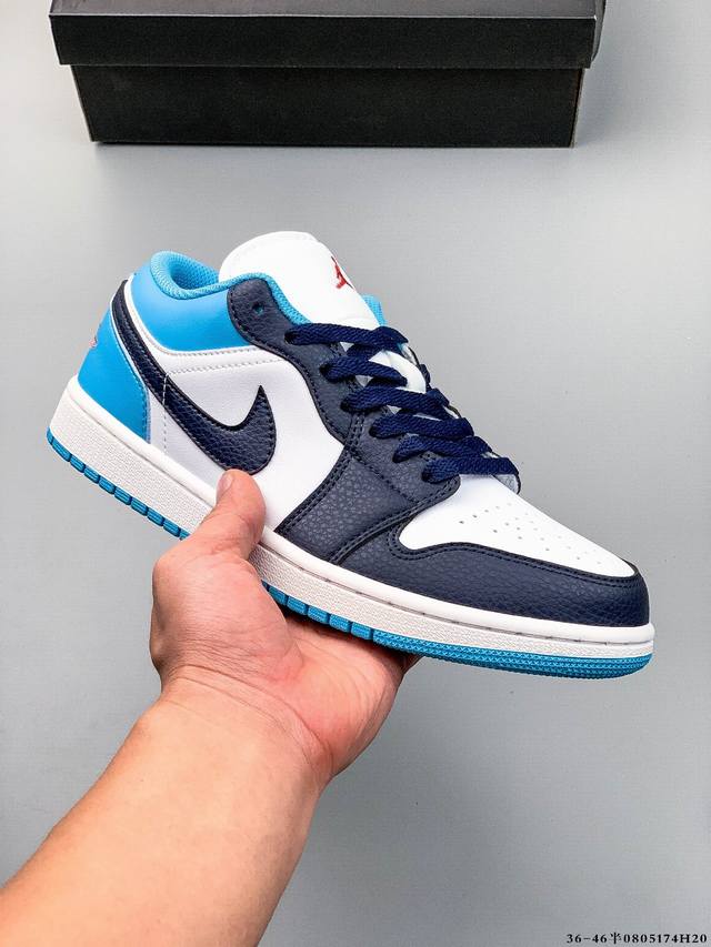 二层真标！耐克Nike Air Jordan Low 1 乔1低帮经典休闲鞋 0805174H20