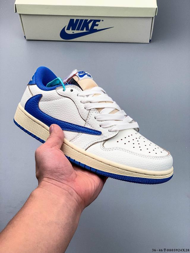 公司级头层！耐克Nike Air Jordan 1 Low Aj1乔1 倒勾低帮潮流缓运动休闲板鞋。Aj1 低帮拼接 完美版型真头层牛皮# 内置缓震气垫 原鞋开