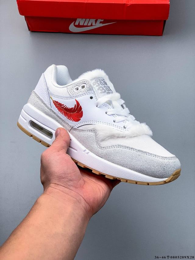 公司级！耐克 Nike Nike Air Max 1 87 限定配色 气垫缓震跑步鞋 0805289X28
