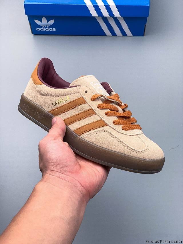 公司级！阿迪达斯Adidas Gazelle 低帮复古百搭休闲运动板鞋 0804174H24