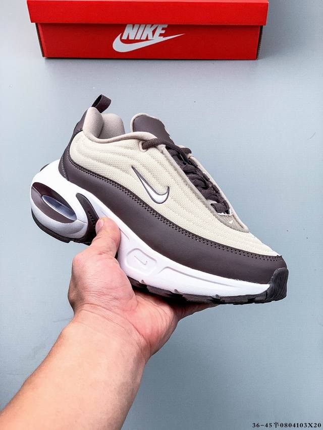 耐克Nike Air Max Portal新款缓震运动休闲鞋！采用厚实泡绵中底和简约鞋面，将厚实质感与利落格调巧妙糅合。后跟椭圆形外观搭配轻盈缓震配置，演绎出众