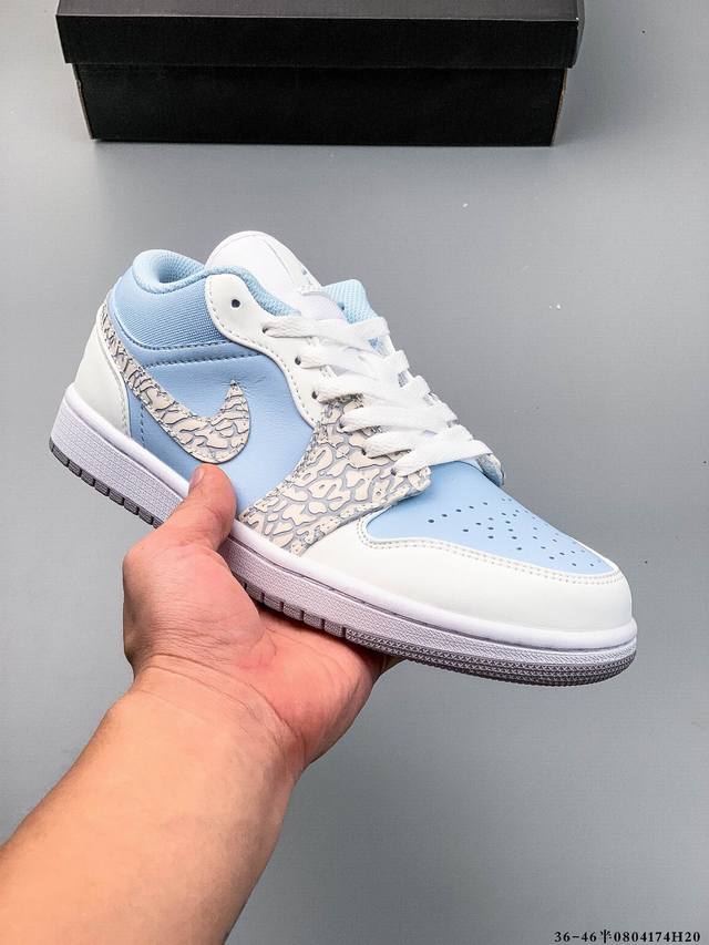 二层真标！耐克Nike Air Jordan Low 1 乔1低帮经典休闲鞋 0804174H20