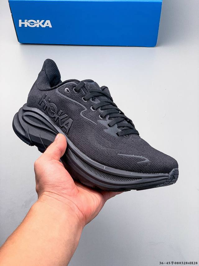 公司级！新款 Hoka One One Clifton 10 克利夫顿10代 休闲跑步鞋轻量缓震运动鞋 0803284H28