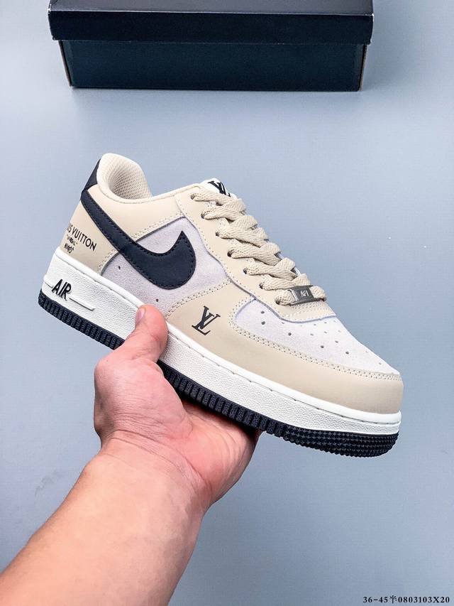 二层真标！耐克Nike Air Force 1 Low 空军一号低帮经典百搭休闲板鞋 0803103X20