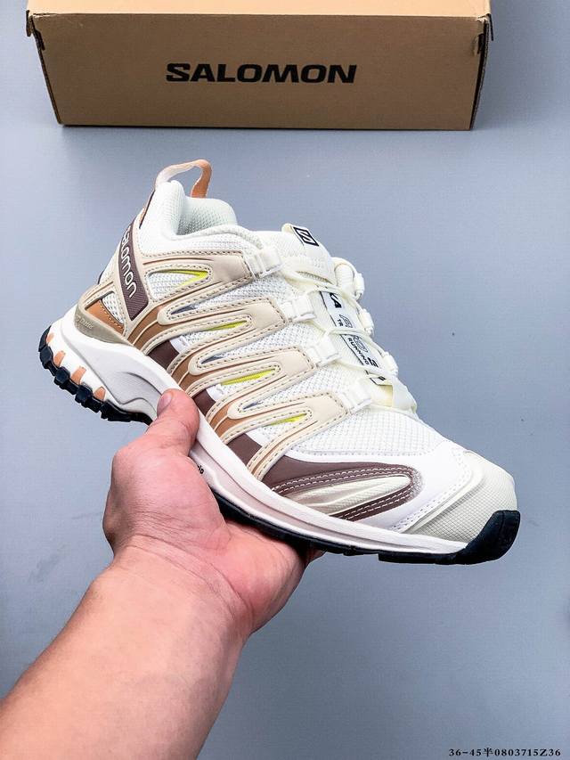 Salomon Xa Pro 3D Adv 萨洛蒙 户外越野跑鞋 鞋面采用Sensifit贴合技术 全方位贴合包裹脚型 鞋跟部鞋底牵引设计 提供强大的抓地性能
