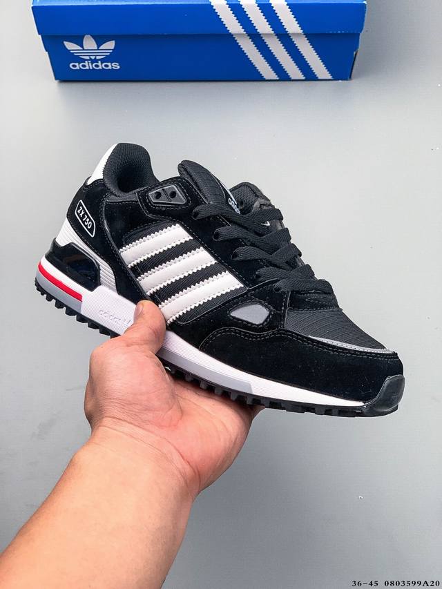 阿迪达斯 Adidas Originals Zx750 三叶草 经典复古校园休闲运动鞋 0803599A20