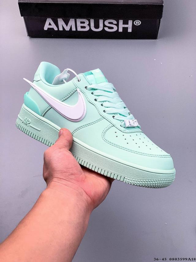 Ambush X Nike Air Force 1 Low联名空军一号低帮 大厂批次 原鞋开发 原楦原纸板 采用原厂皮料 还原细节 正确拉帮工艺 0803599